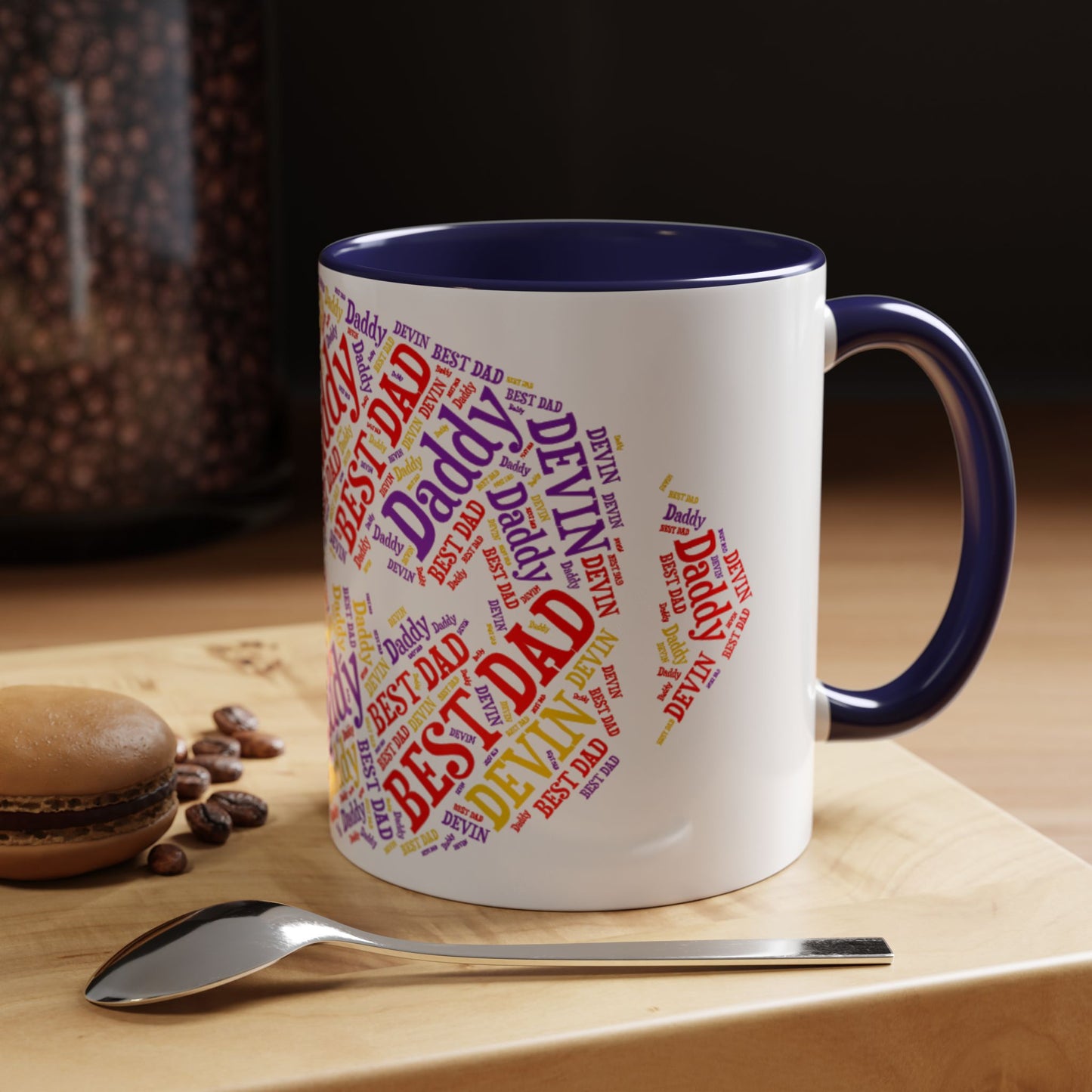 Personalized Football Dad Mug 11oz and 15oz