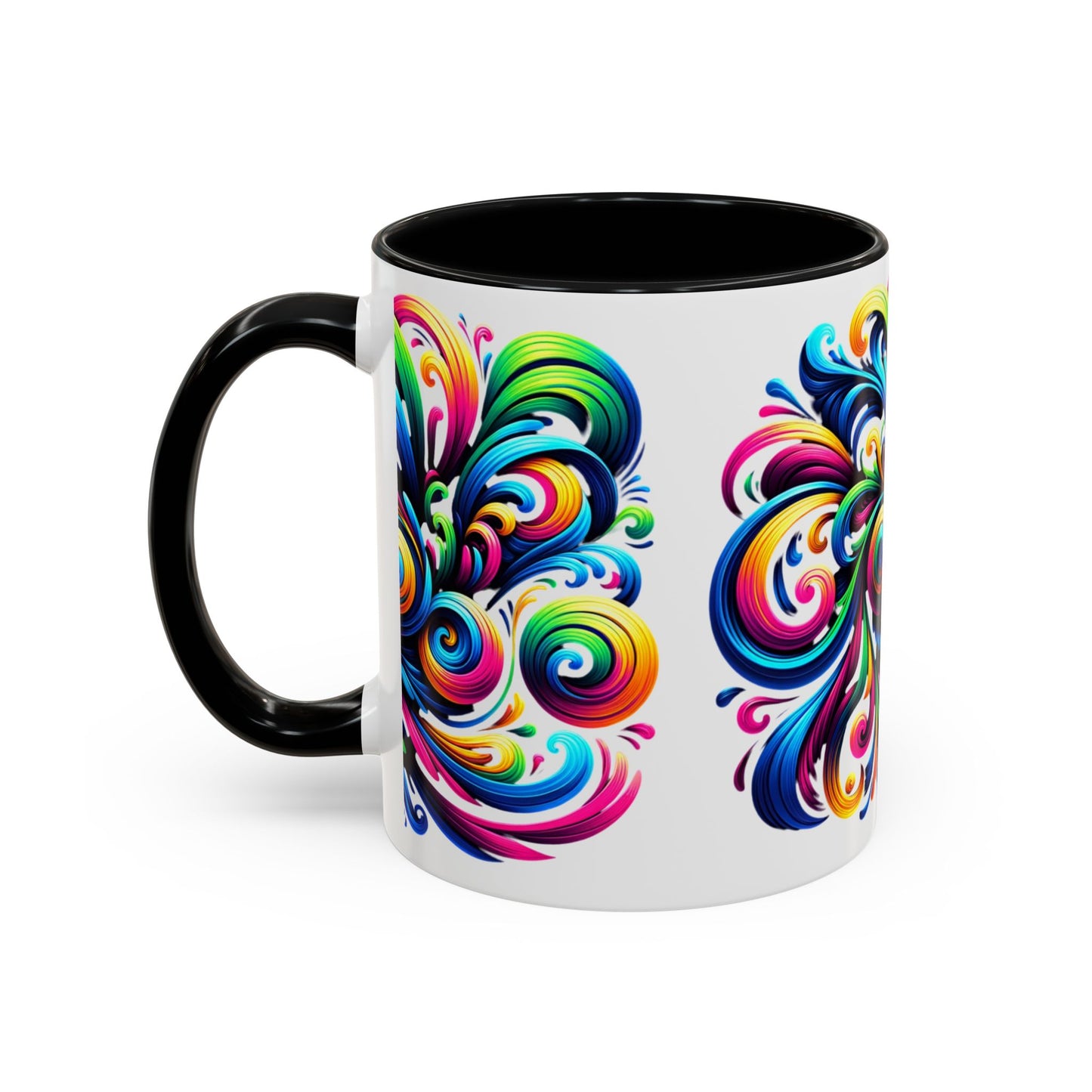 Vivid Motion Swirl Mug – Color Therapy in Every Sip | 11oz or 15oz