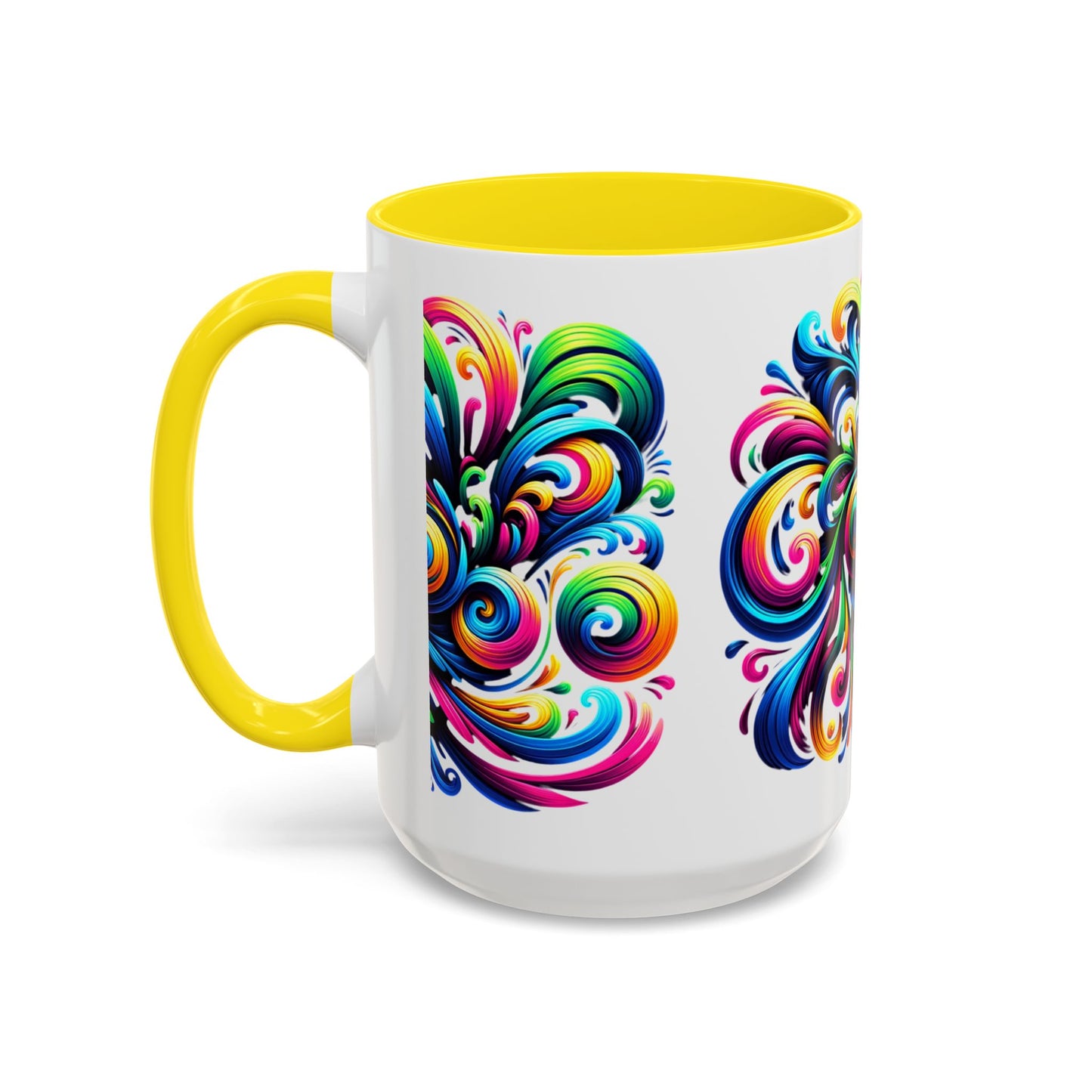 Vivid Motion Swirl Mug – Color Therapy in Every Sip | 11oz or 15oz