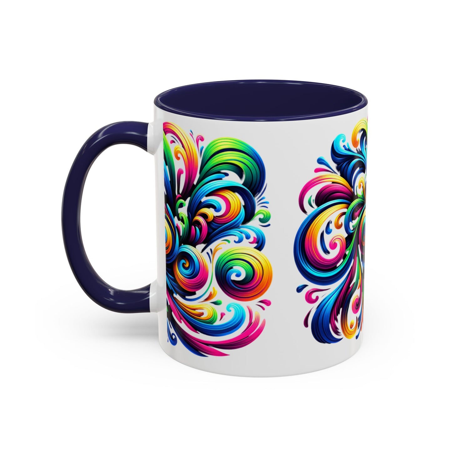 Vivid Motion Swirl Mug – Color Therapy in Every Sip | 11oz or 15oz