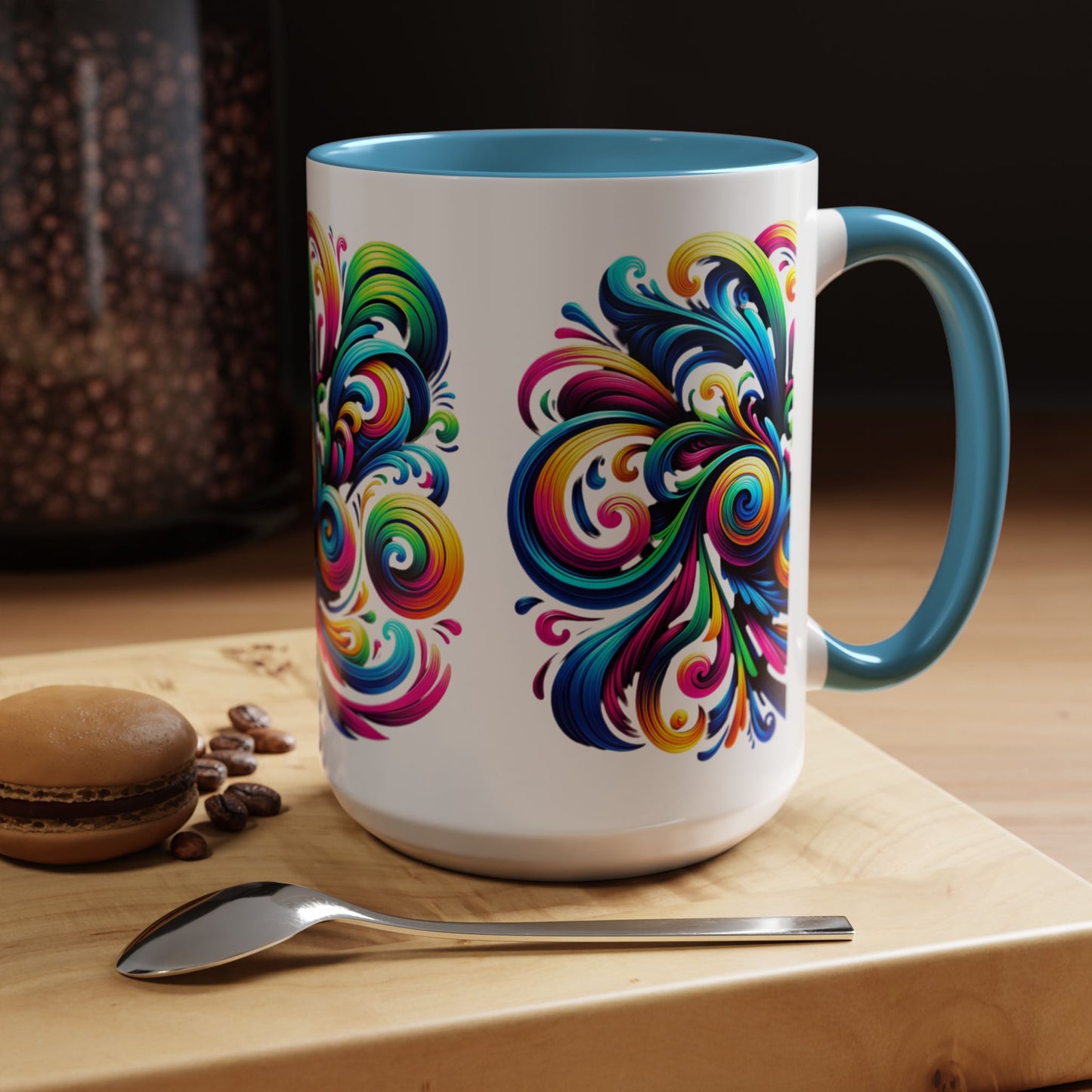 Vivid Motion Swirl Mug – Color Therapy in Every Sip | 11oz or 15oz