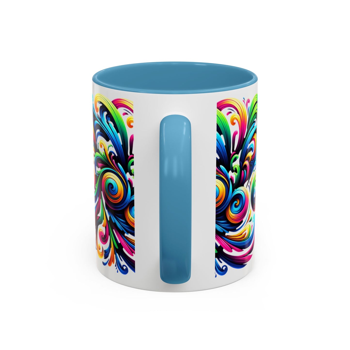 Vivid Motion Swirl Mug – Color Therapy in Every Sip | 11oz or 15oz