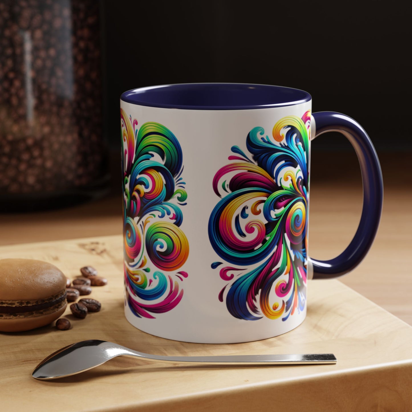 Vivid Motion Swirl Mug – Color Therapy in Every Sip | 11oz or 15oz