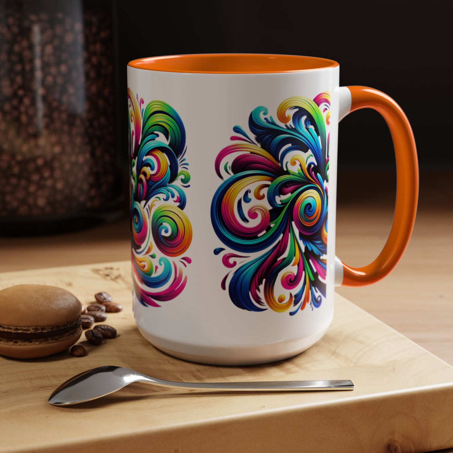 Vivid Motion Swirl Mug – Color Therapy in Every Sip | 11oz or 15oz
