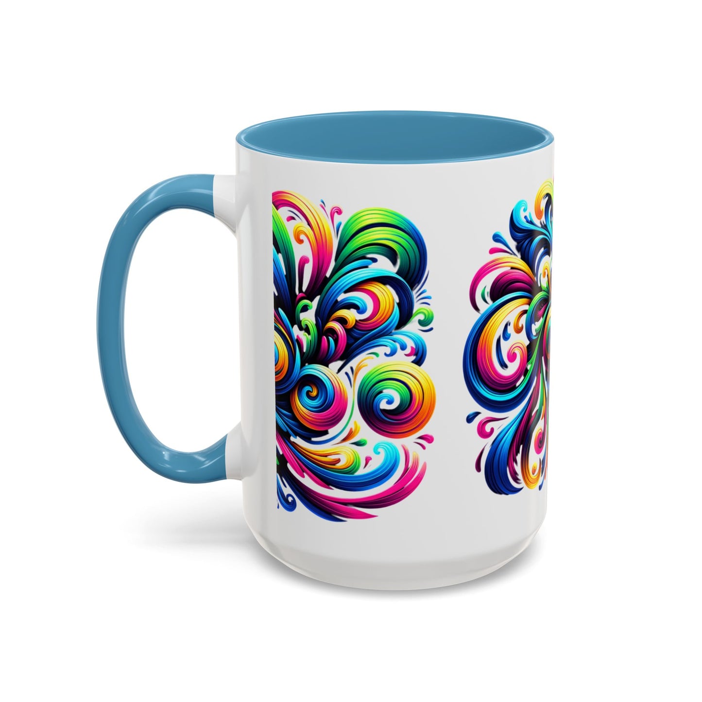 Vivid Motion Swirl Mug – Color Therapy in Every Sip | 11oz or 15oz