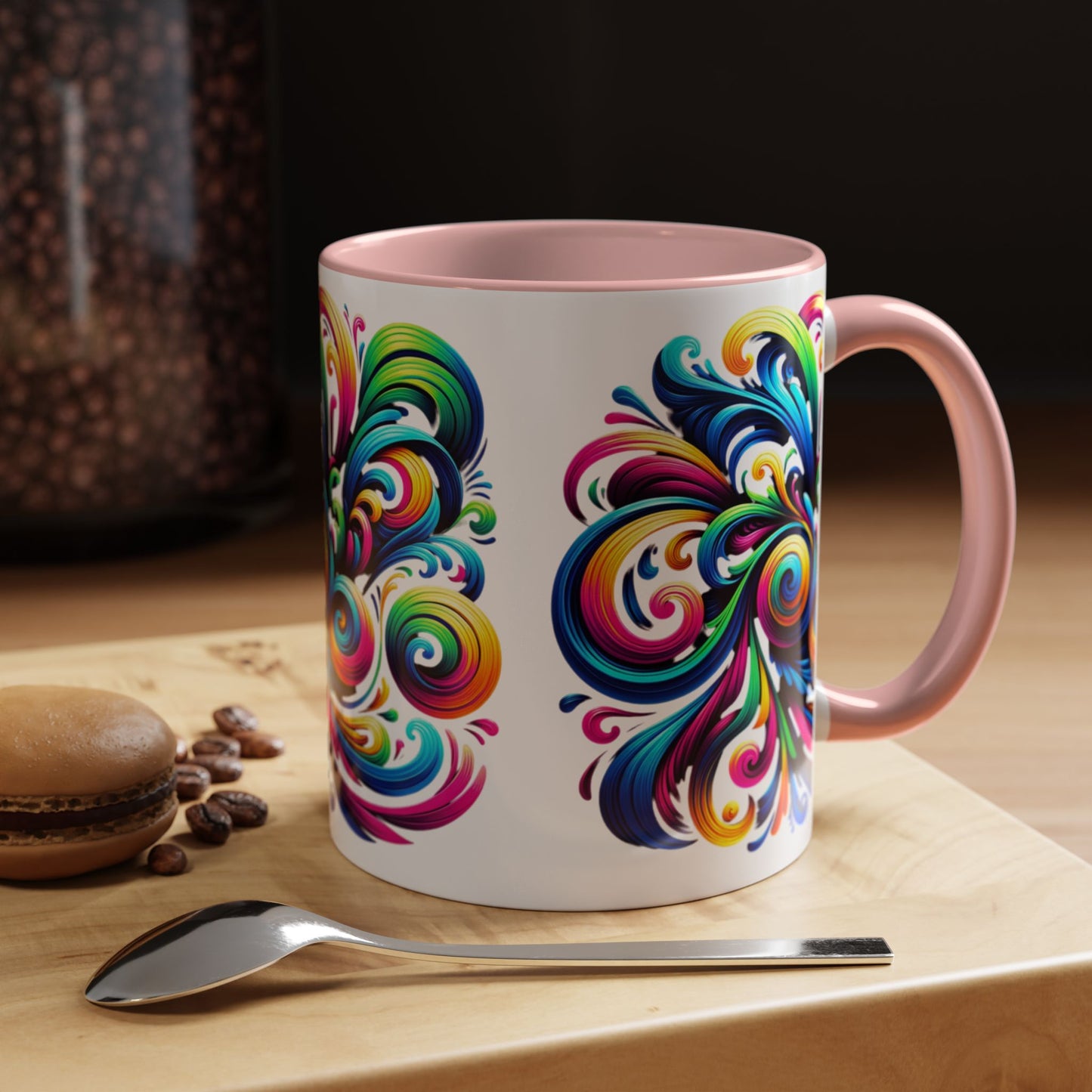 Vivid Motion Swirl Mug – Color Therapy in Every Sip | 11oz or 15oz