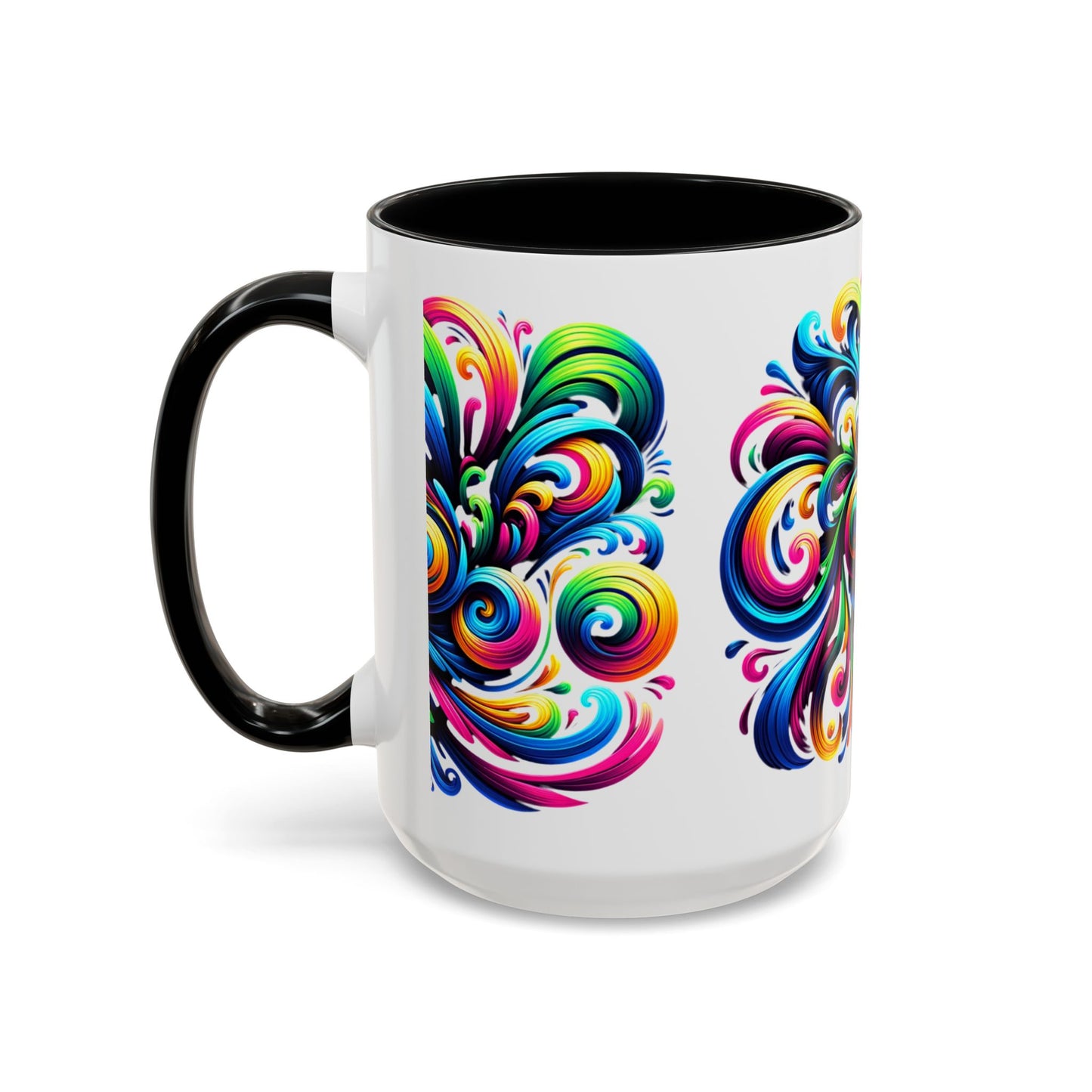 Vivid Motion Swirl Mug – Color Therapy in Every Sip | 11oz or 15oz