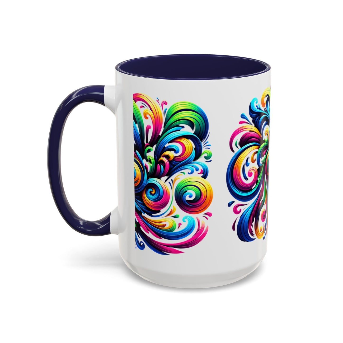 Vivid Motion Swirl Mug – Color Therapy in Every Sip | 11oz or 15oz