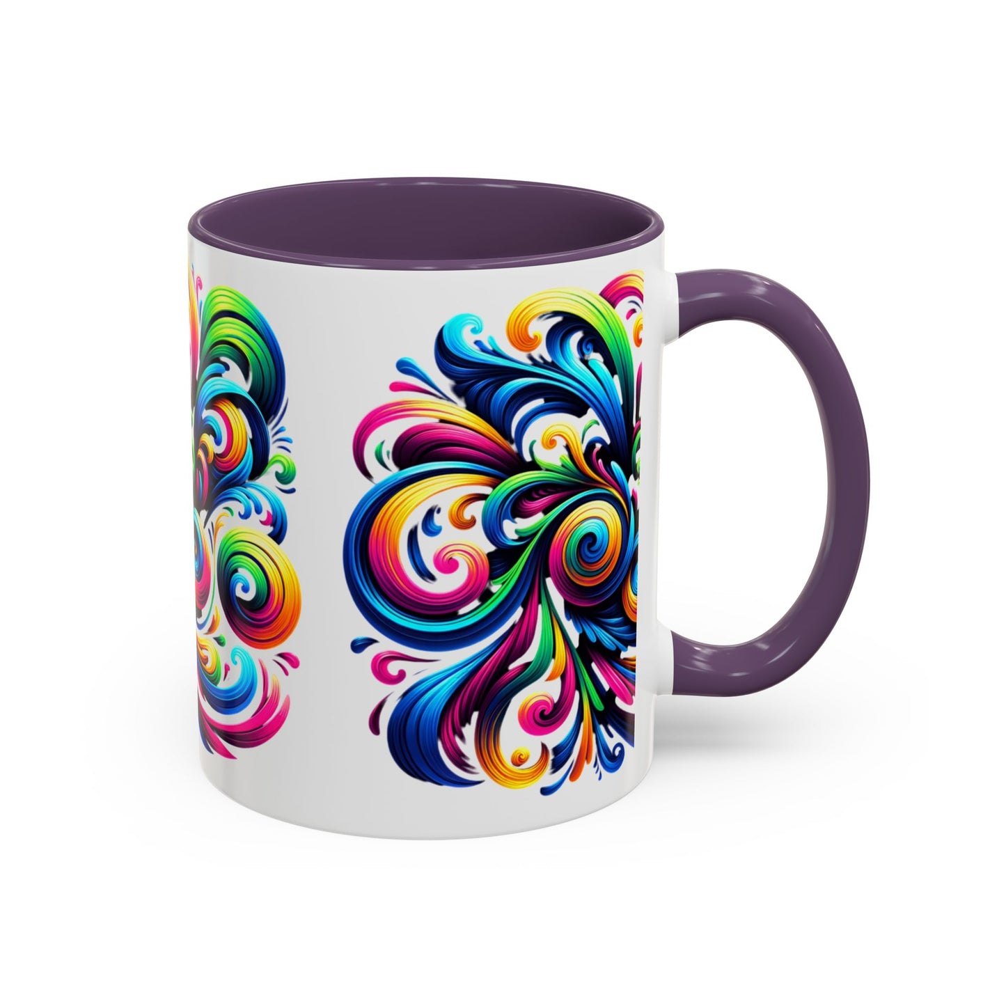 Vivid Motion Swirl Mug – Color Therapy in Every Sip | 11oz or 15oz