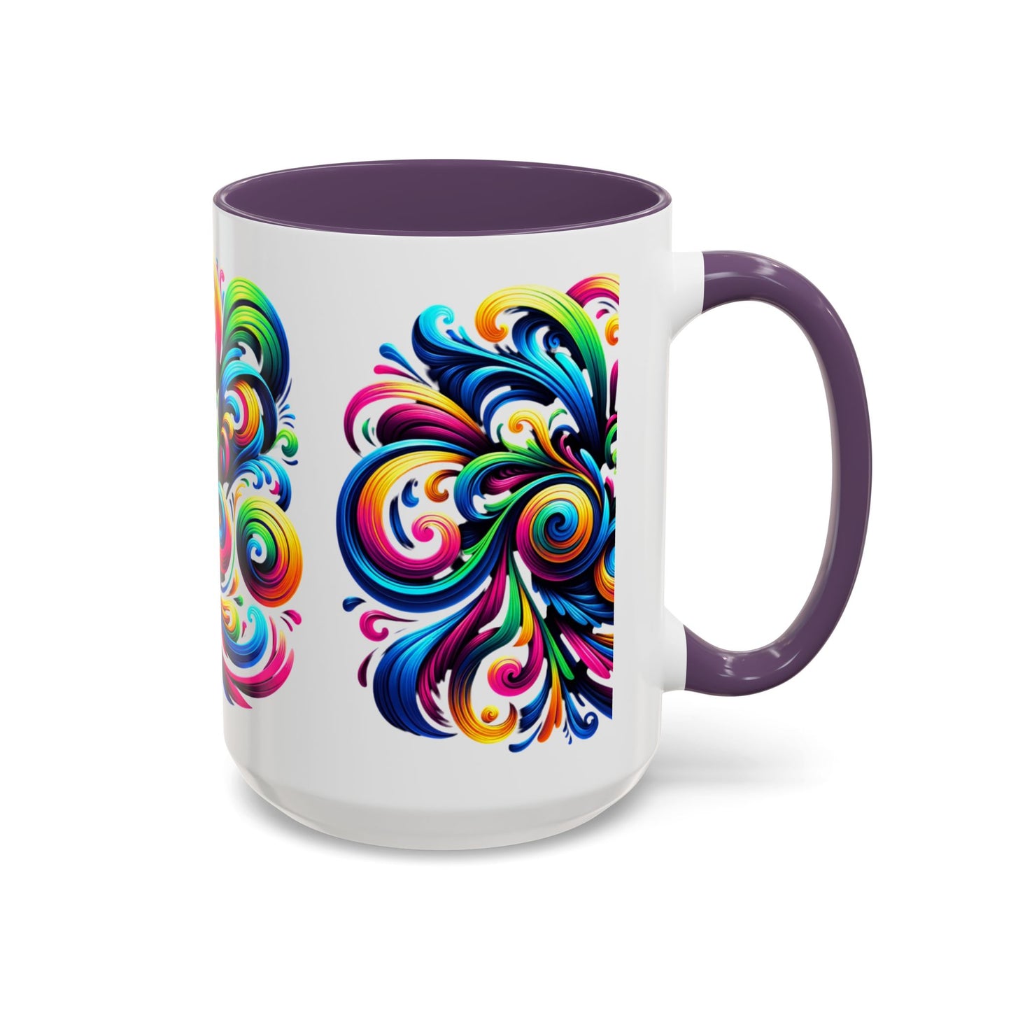 Vivid Motion Swirl Mug – Color Therapy in Every Sip | 11oz or 15oz
