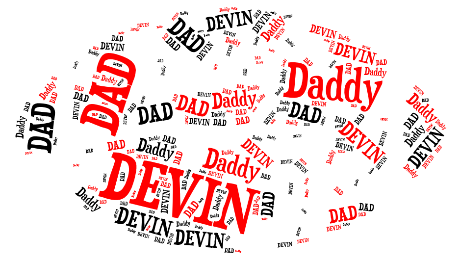 Personalized Football Dad T-Shirt – Custom Name & Title Word Art Design