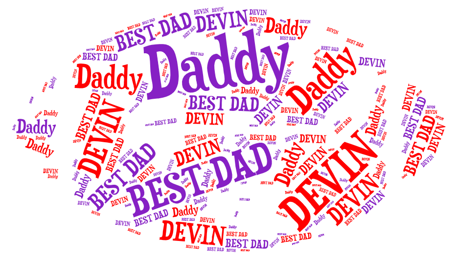 Personalized Football Dad T-Shirt – Custom Name & Title Word Art Design