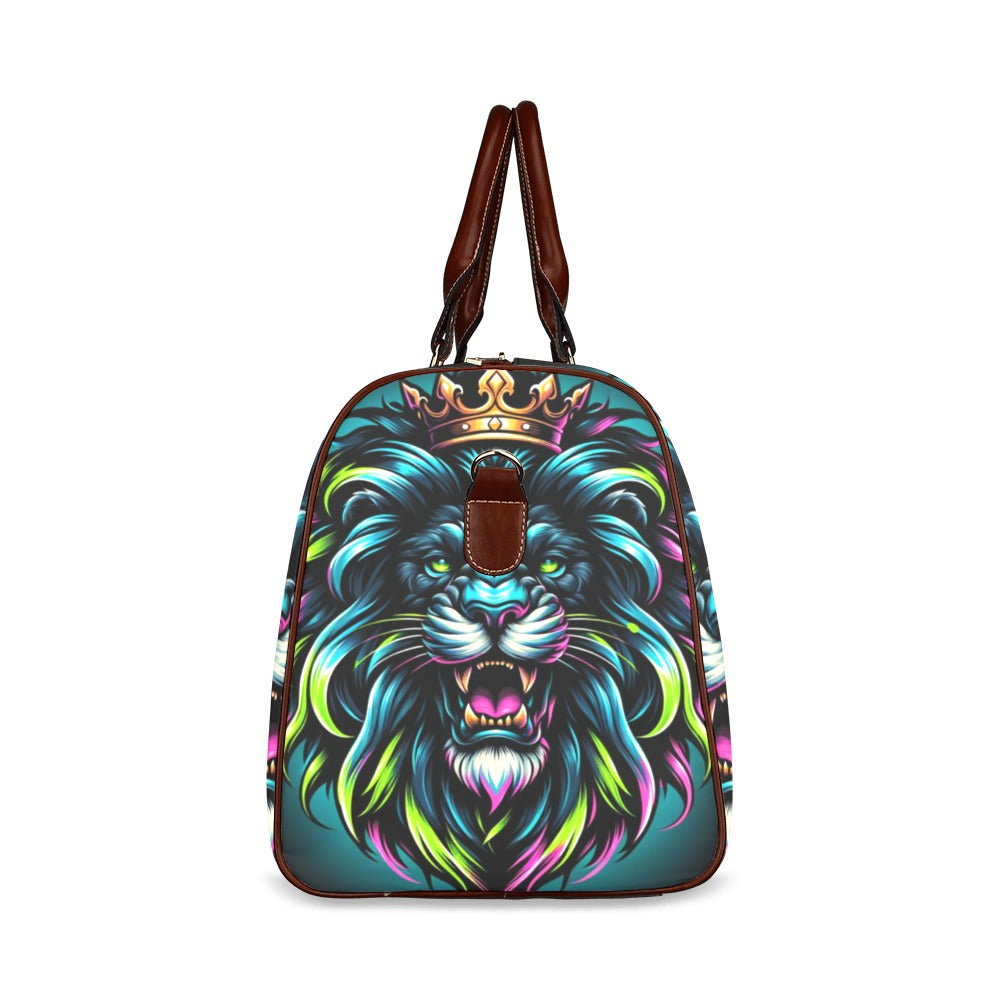 Neon Lion King Duffel Bag – Bold Style, Endless Versatility