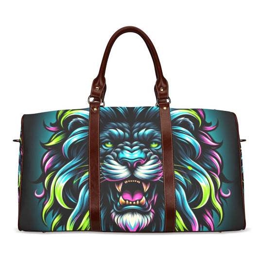 Neon Lion King Duffel Bag – Bold Style, Endless Versatility